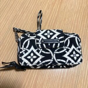 Vera Bradley Women Fashion Phone Wallet In Black And White